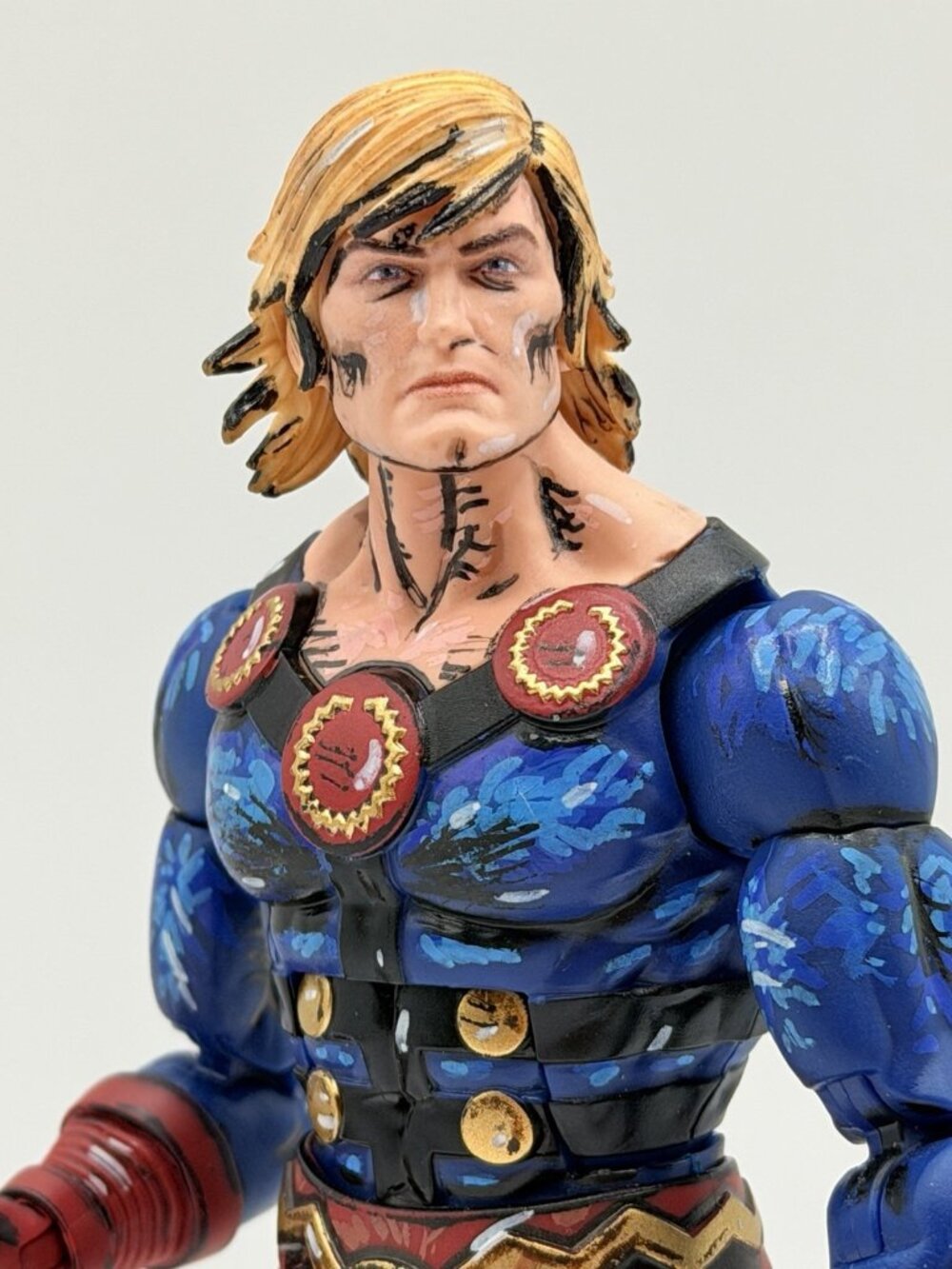 Marvel Legends 6" Ikaris Custom Painted In A “Borderlands” Art Style.